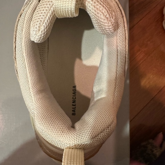 Men’s Balenciaga Triple S Sneakers Size 11 Off White EUC - Picture 12 of 13